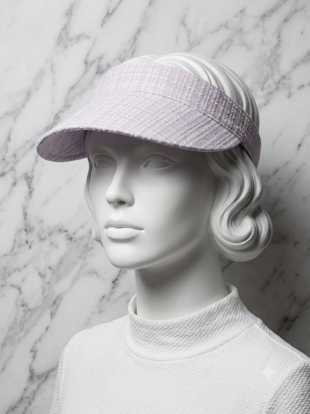 Lululemon Seersucker Check Removable Sweatband Visor NWT Size M/L